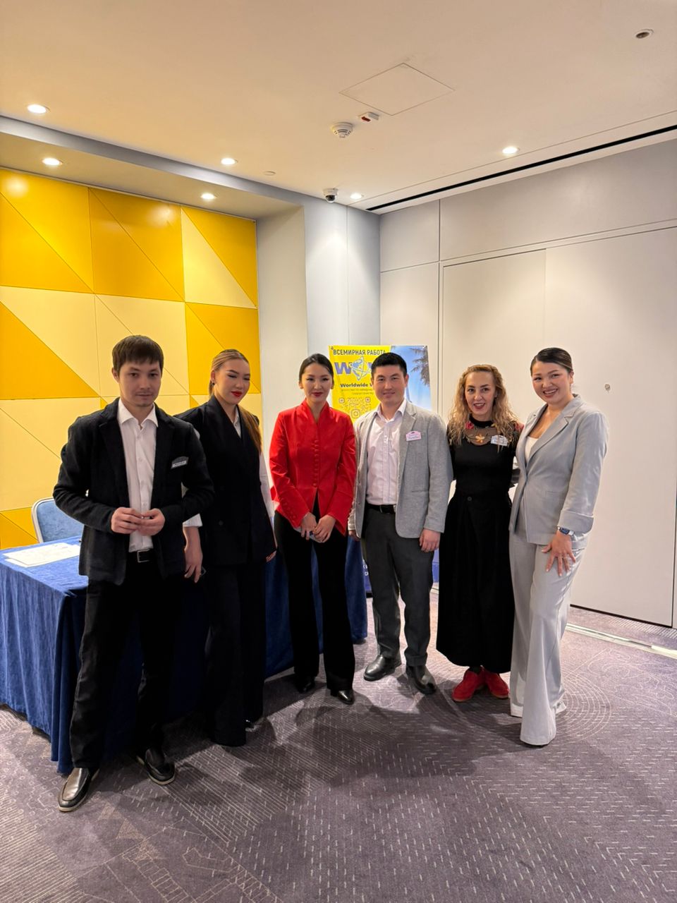 Worldwide Work team at an industry conference